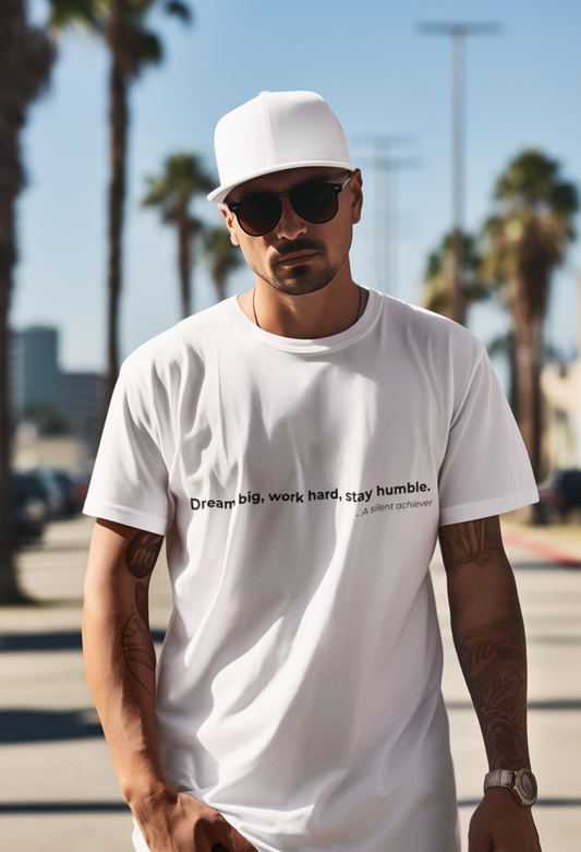 Dream big work hard stay humble - Men's Tee