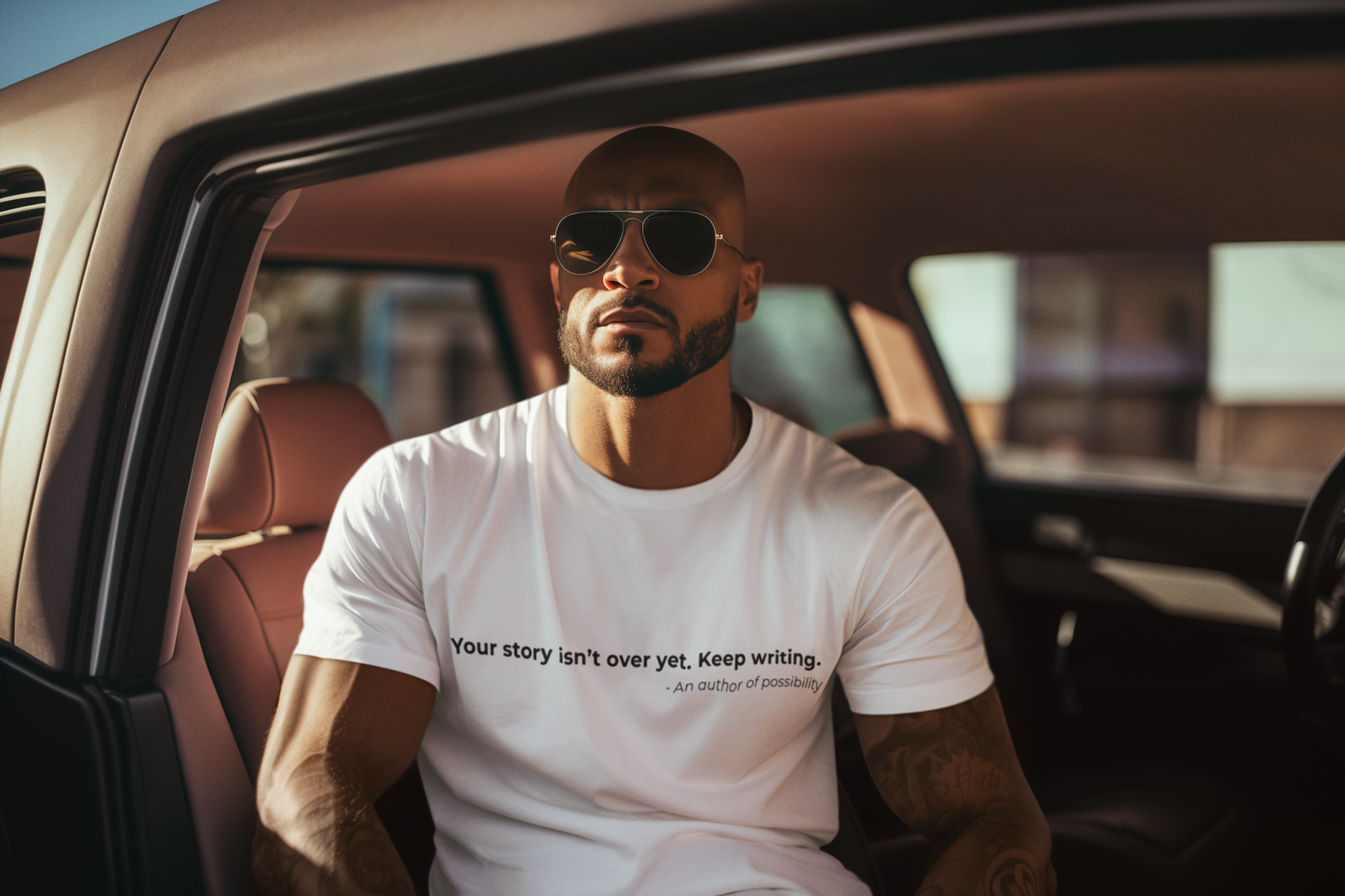 Your story isnt over yet Keep writing - Men's Tee